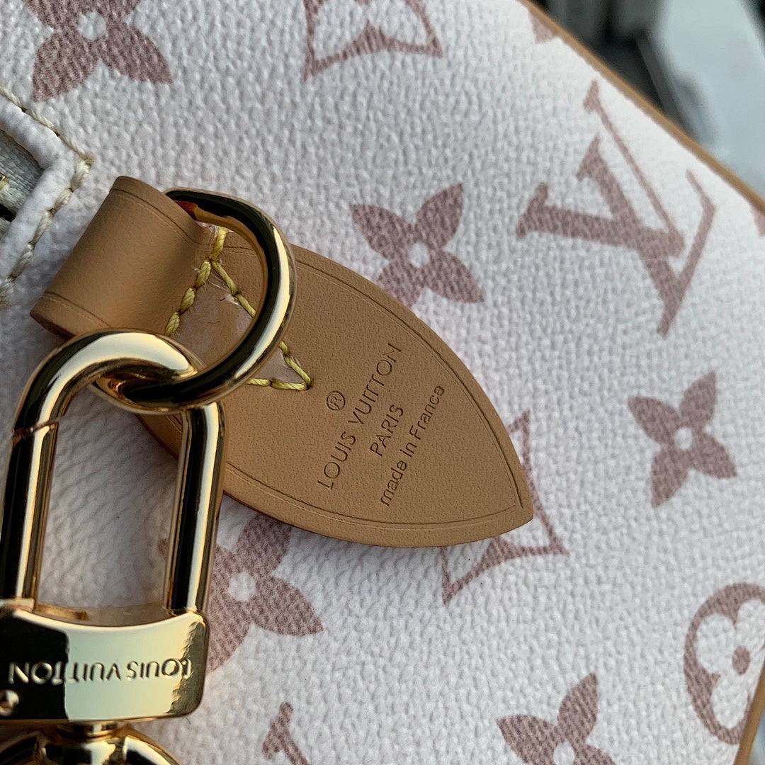 Sac à main Speedy – Réf. M46906 · Monogram Blanc