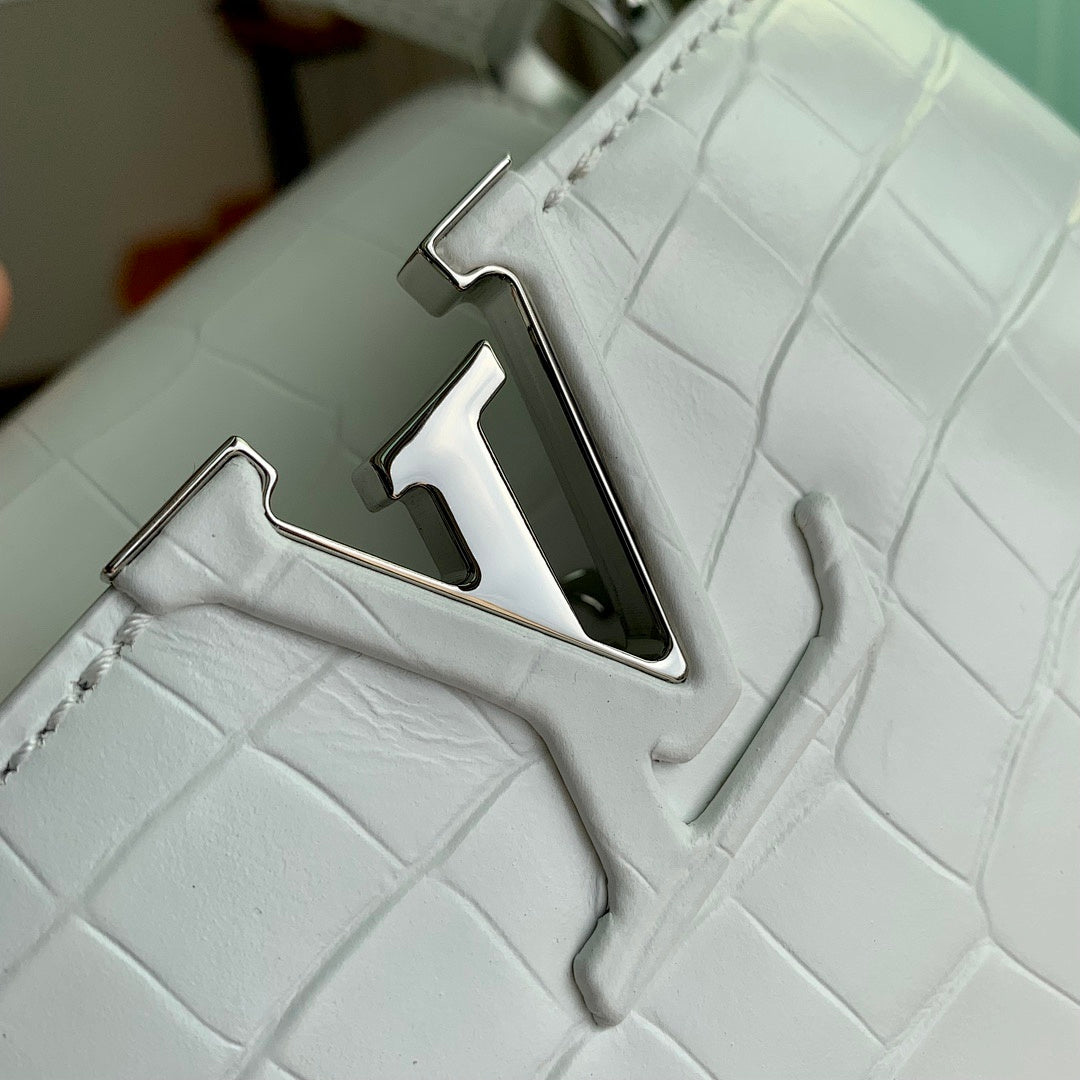 Sac à main Capucines – Réf. M48865 · Blanc