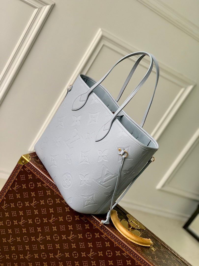 Sac à main Neverfull – Réf. M45685 · Empreinte Bleu