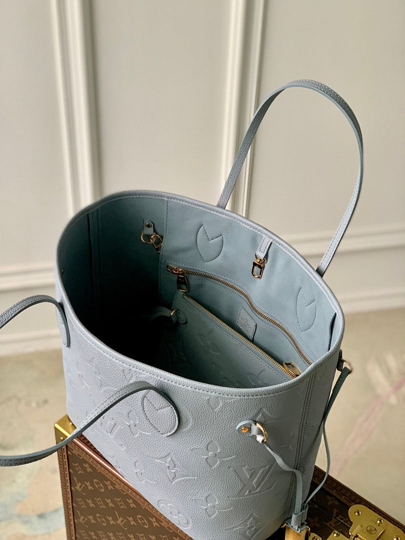 Sac à main Neverfull – Réf. M45685 · Empreinte Bleu