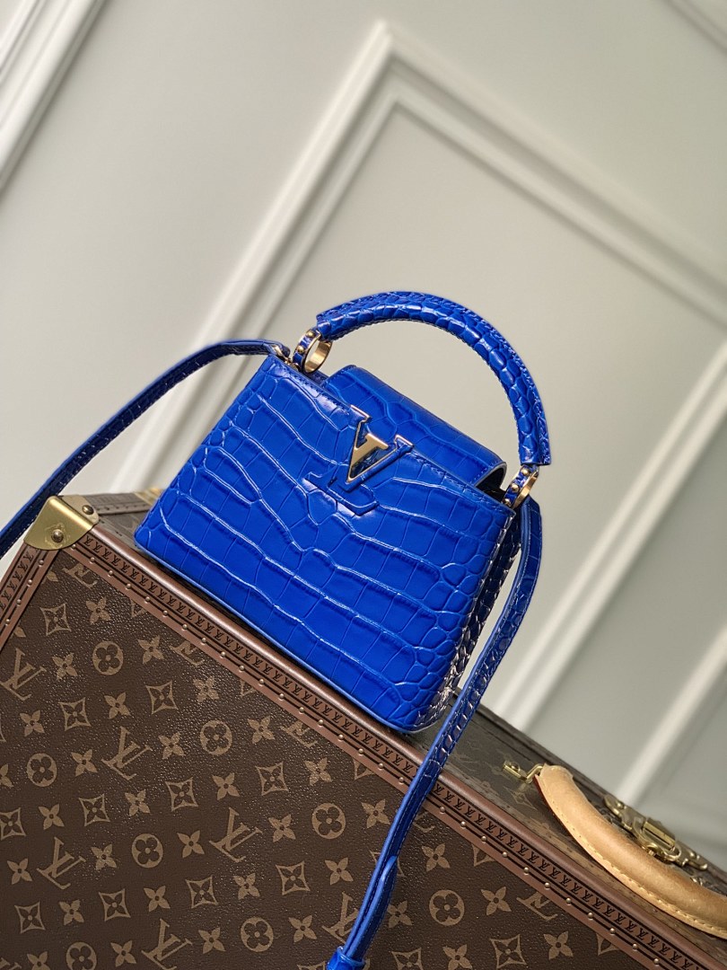 Sac à main Capucines – Réf. M48865 · Bleu