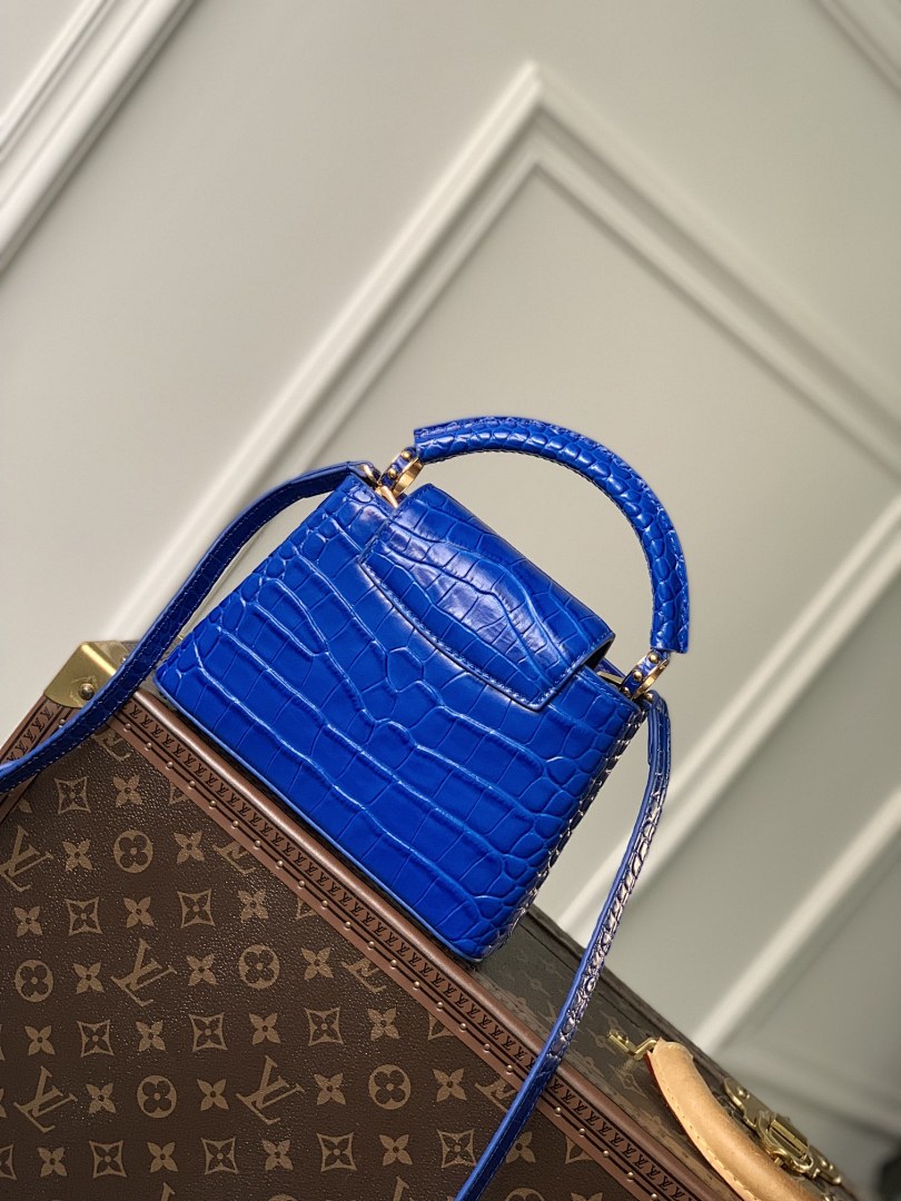 Sac à main Capucines – Réf. M48865 · Bleu