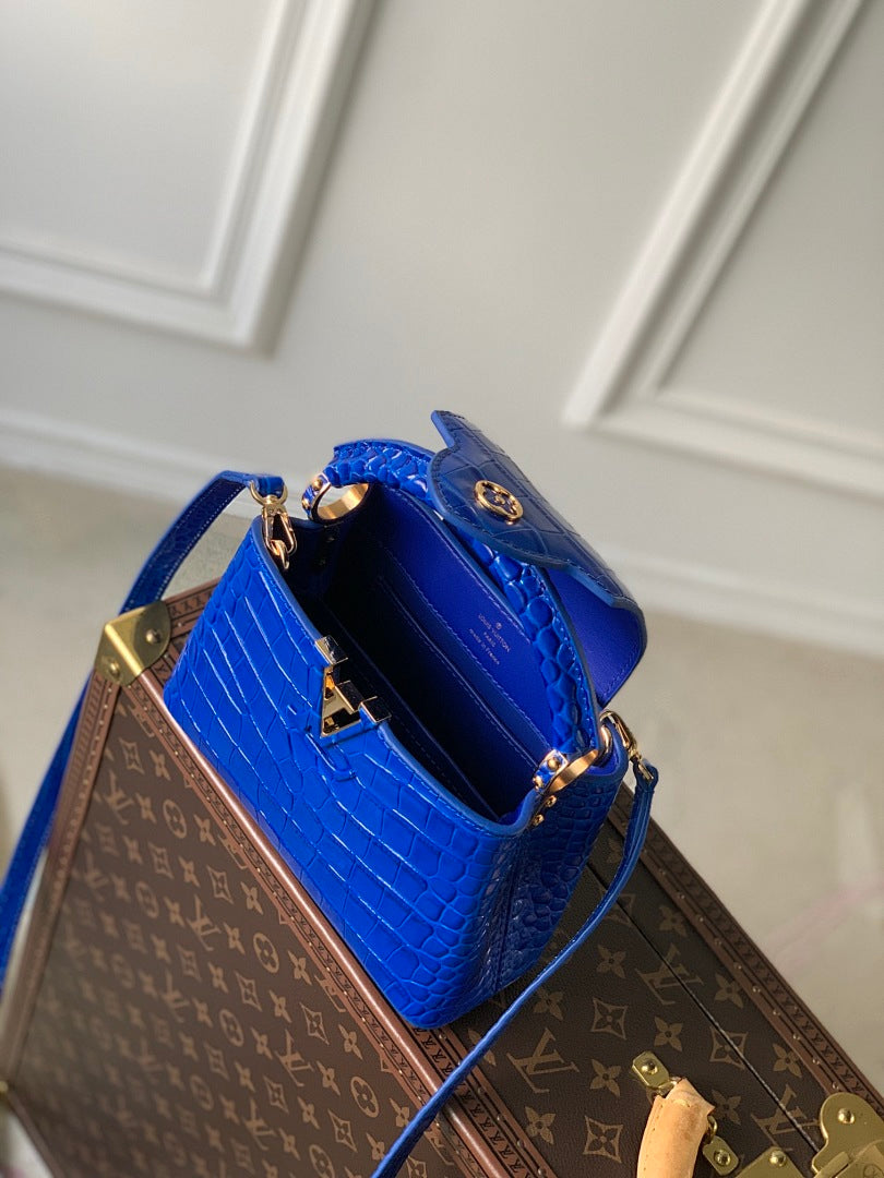 Sac à main Capucines – Réf. M48865 · Bleu
