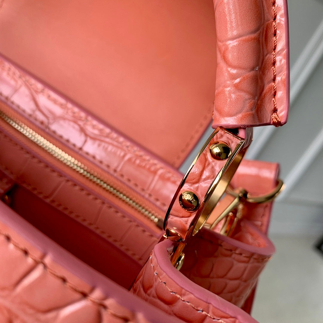 Sac à main Capucines – Réf. M48865 · Orange Mini