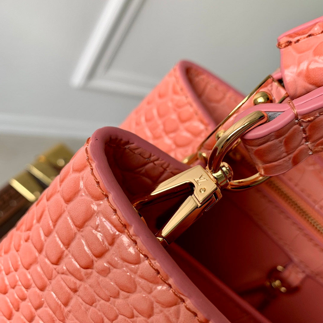 Sac à main Capucines – Réf. M48865 · Orange Mini