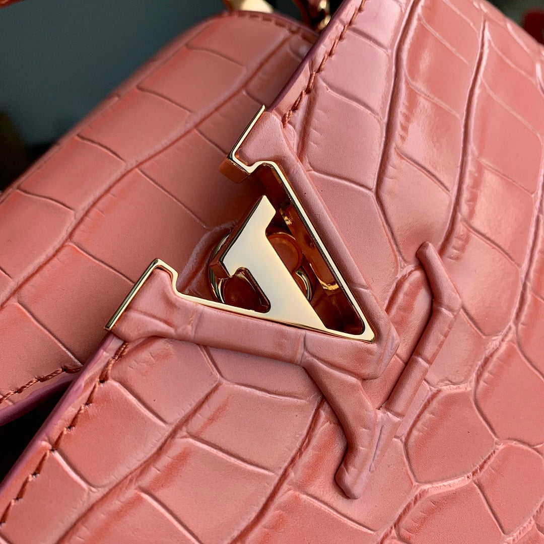 Sac à main Capucines – Réf. M48865 · Orange Mini