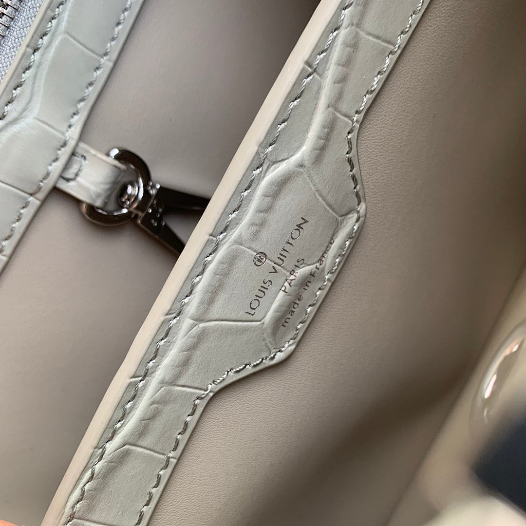 Sac à main Capucines – Réf. M48865 · Gris PM