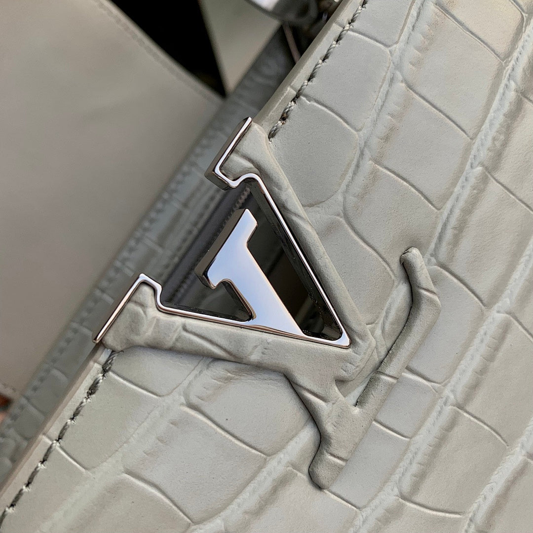 Sac à main Capucines – Réf. M48865 · Gris PM