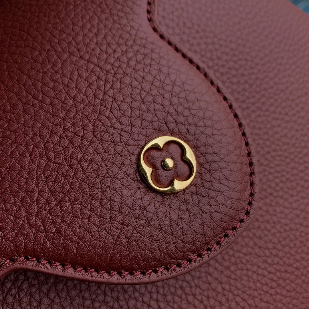 Sac à main Capucines – Réf. M25128 · Violet Rouge Mini