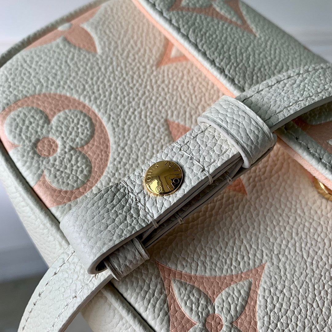Sac à main – Réf. M82211 · Blanc Crème Rose Sérigraphie