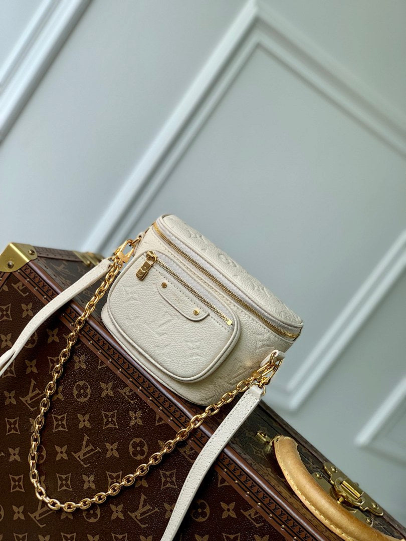 Sac à main – Réf. M82208 · Blanc Crème Empreinte