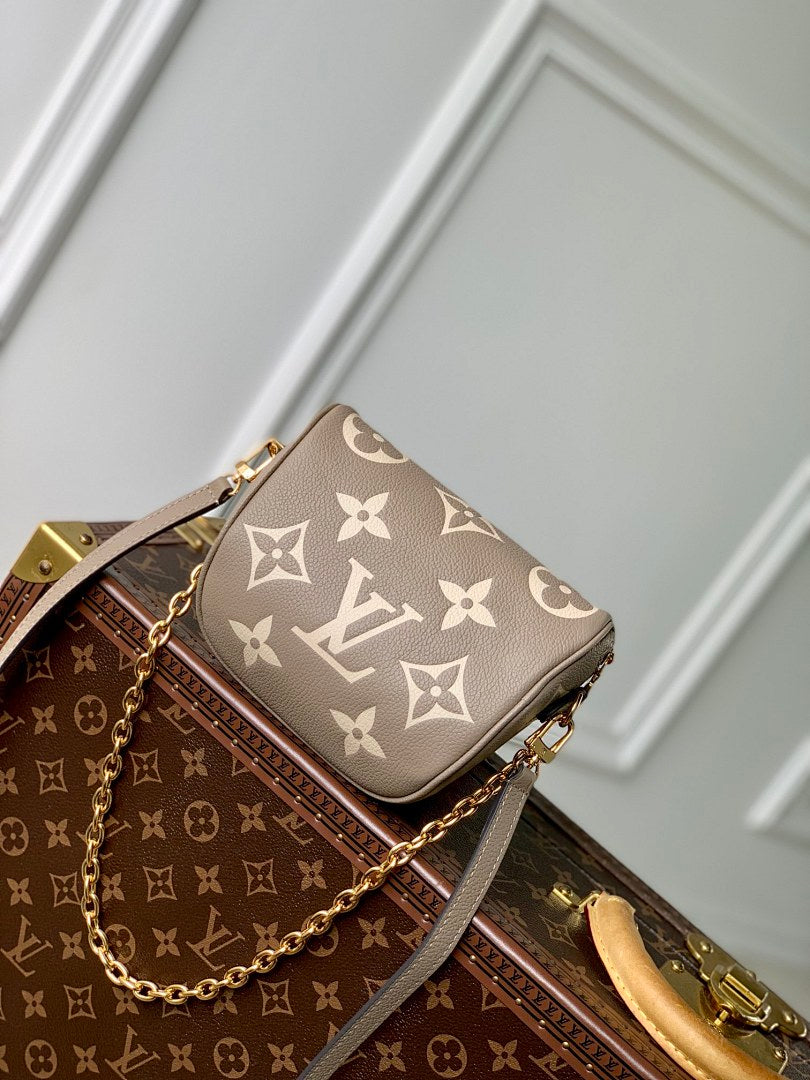 Sac à main – Réf. M82208 · Gris Sérigraphie