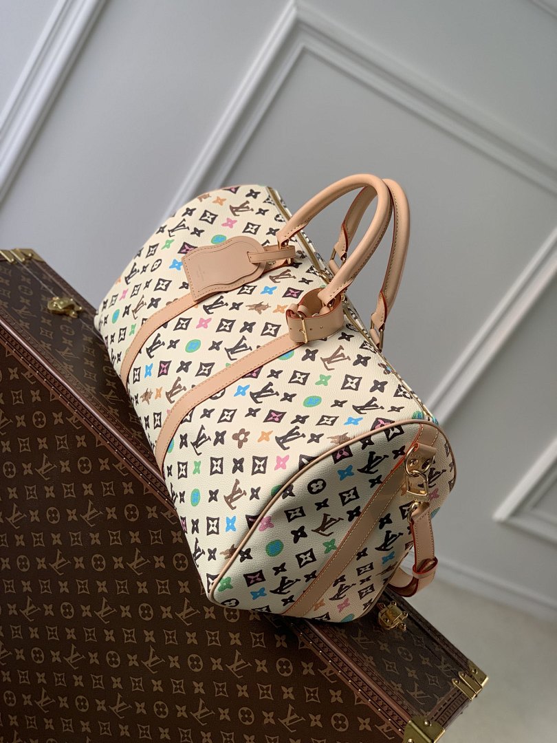 Sac de voyage Keepall – Réf. M24901 · Multicolore Blanc