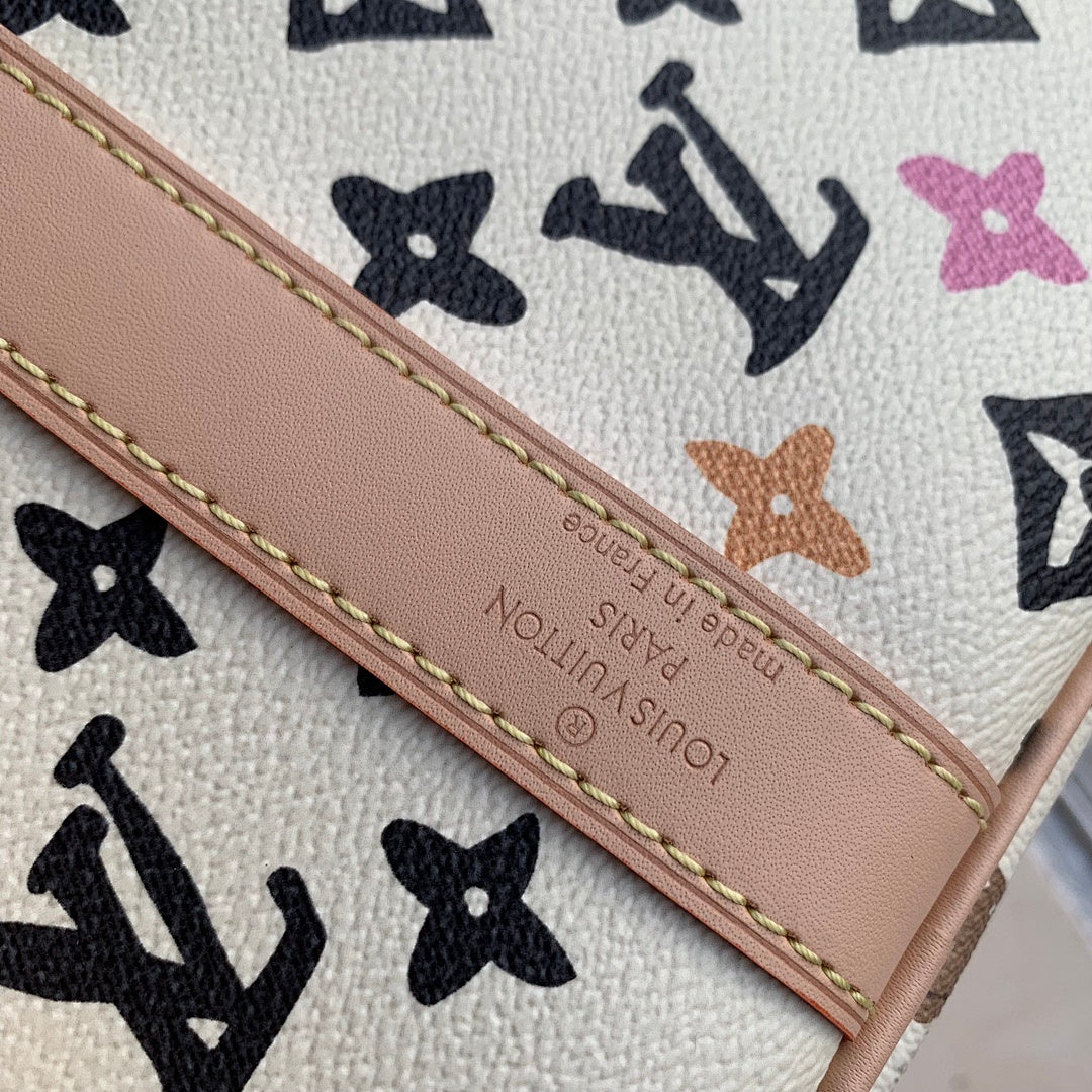 Sac de voyage Keepall – Réf. M24901 · Multicolore Blanc