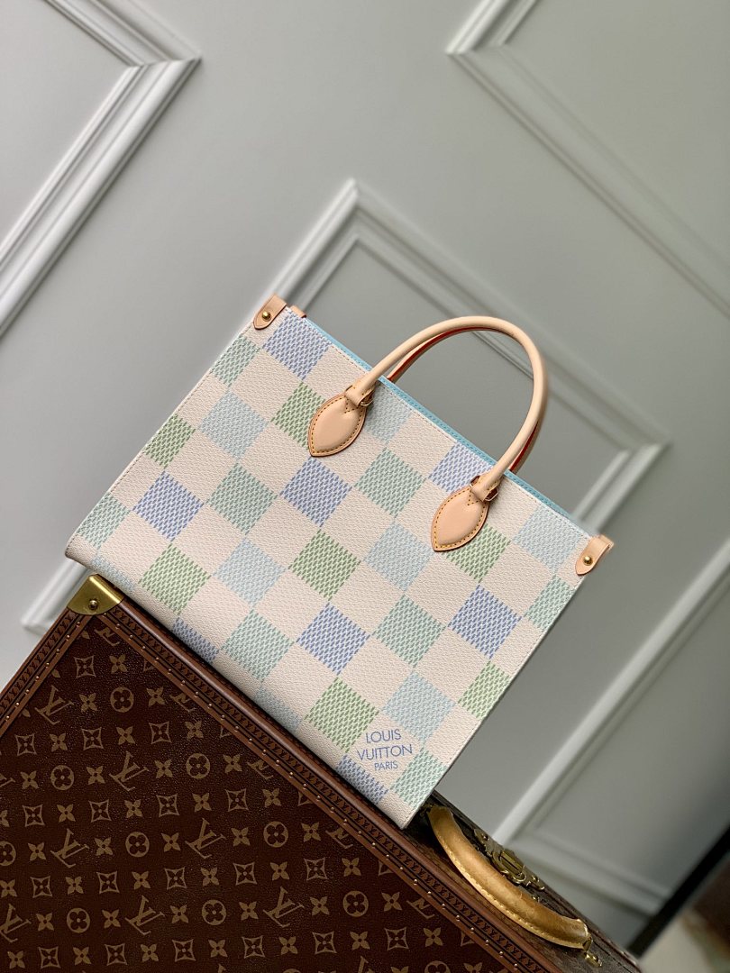 Sac à main OnTheGo – Réf. N40518 · Damier Bleu