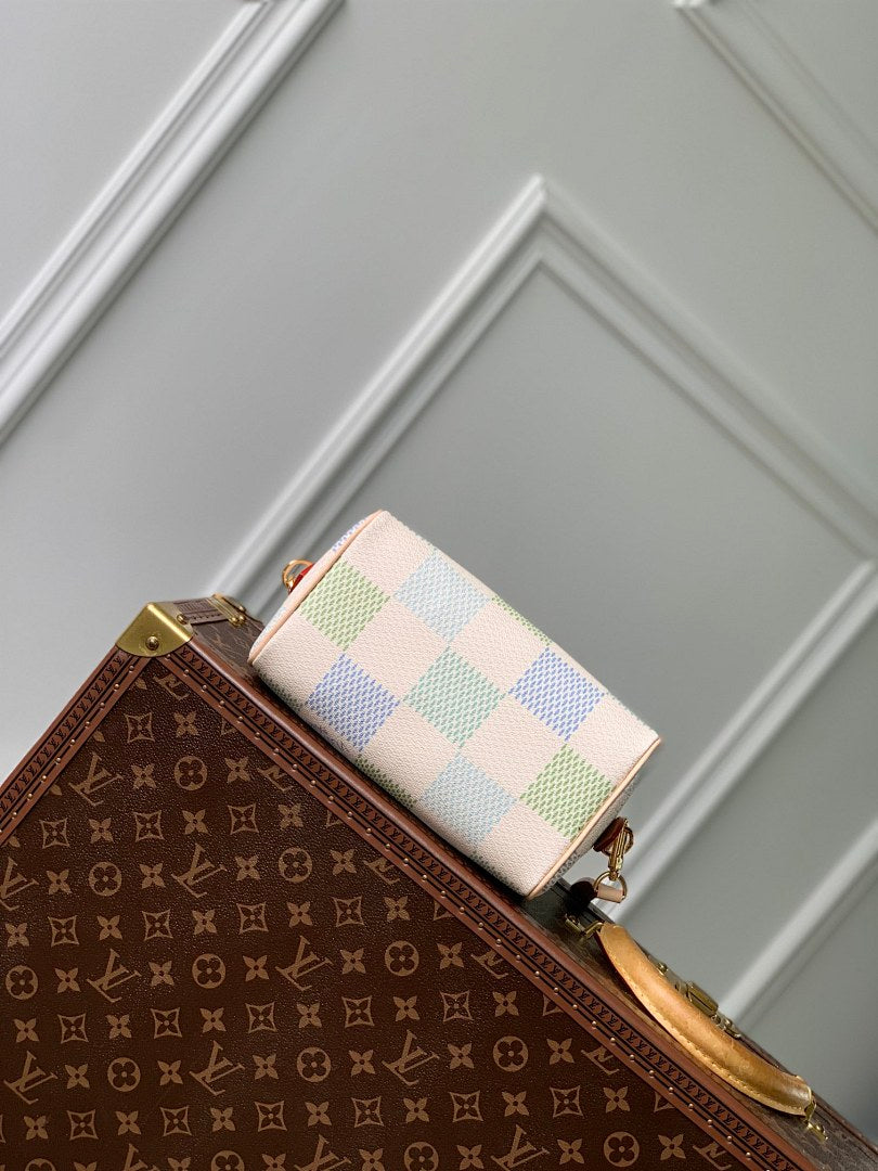 Sac à main Speedy – Réf. N40415 · Damier Bleu