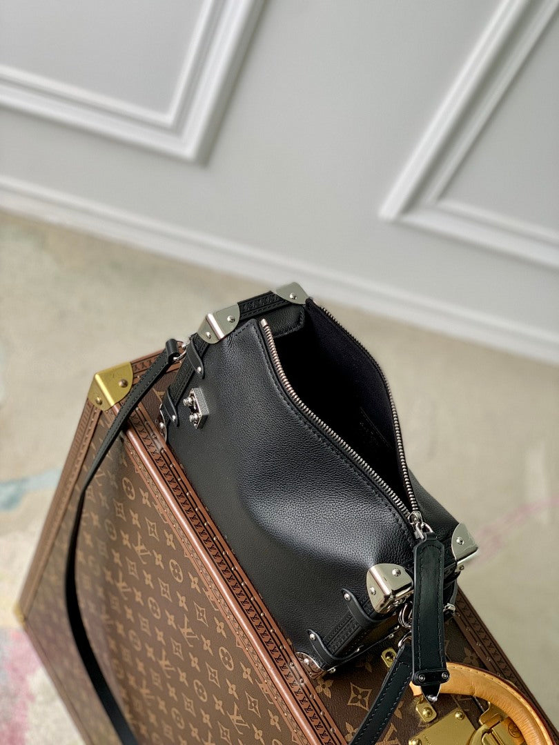 Sac à main Trunk – Réf. M25160 · Noir