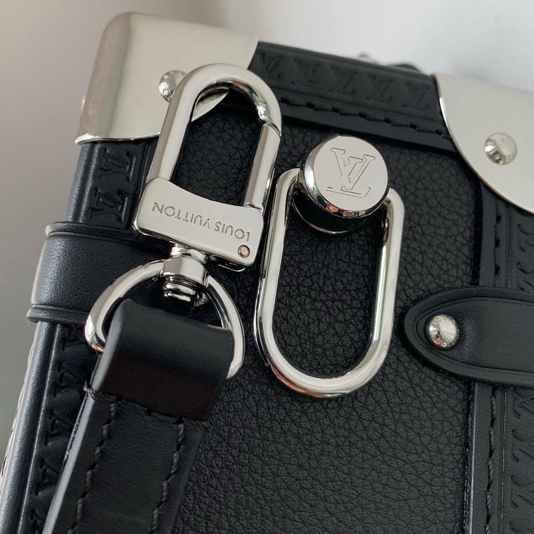 Sac à main Trunk – Réf. M25160 · Noir