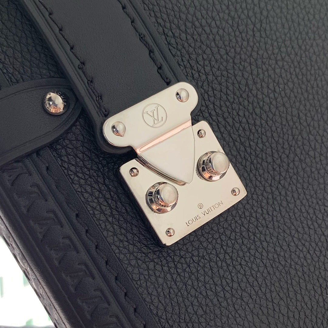 Sac à main Trunk – Réf. M25160 · Noir