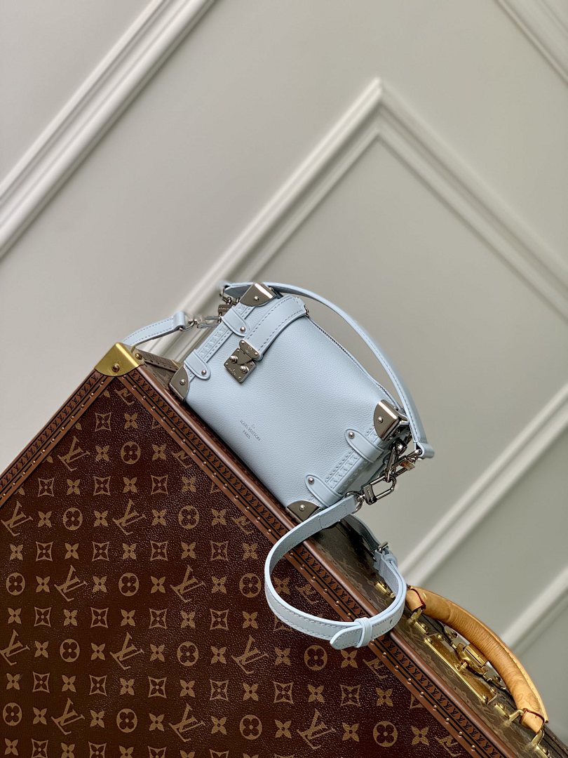Sac à main Trunk – Réf. M25067 · Bleu Ciel