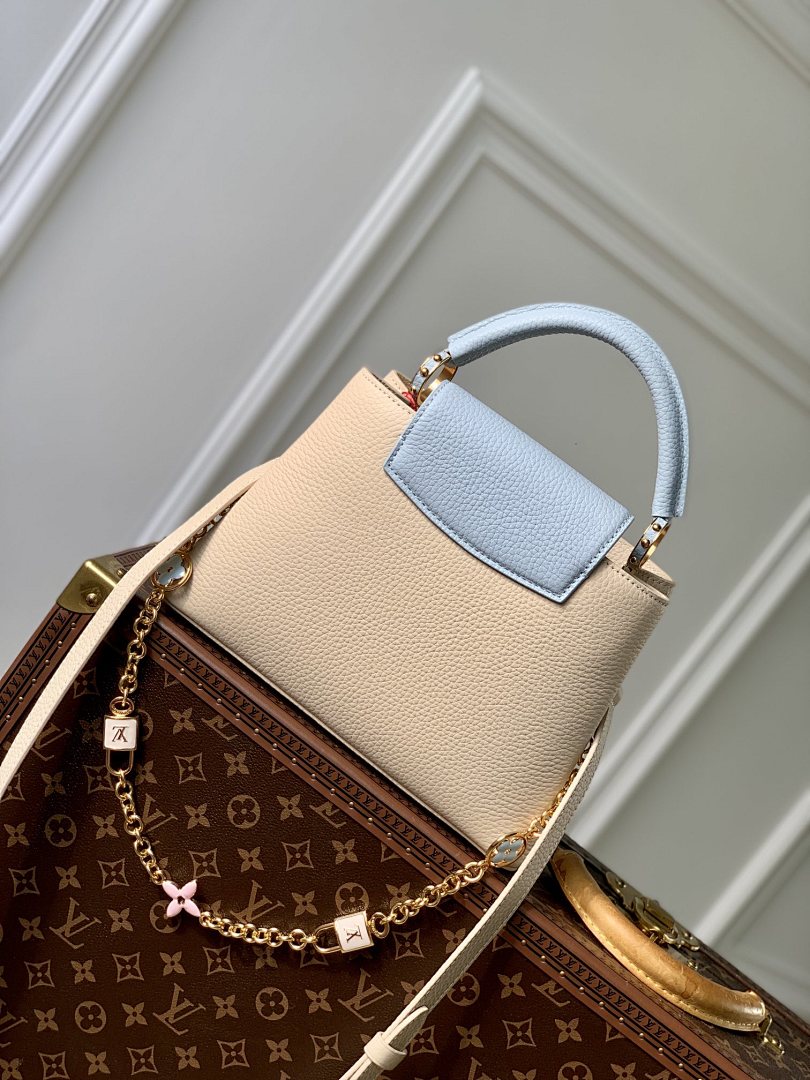 Sac à main Capucines – Réf. M23950 · PM Bleu