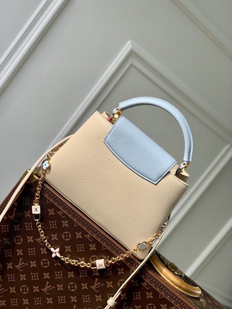 Sac à main Capucines – Réf. M23950 · MM Bleu