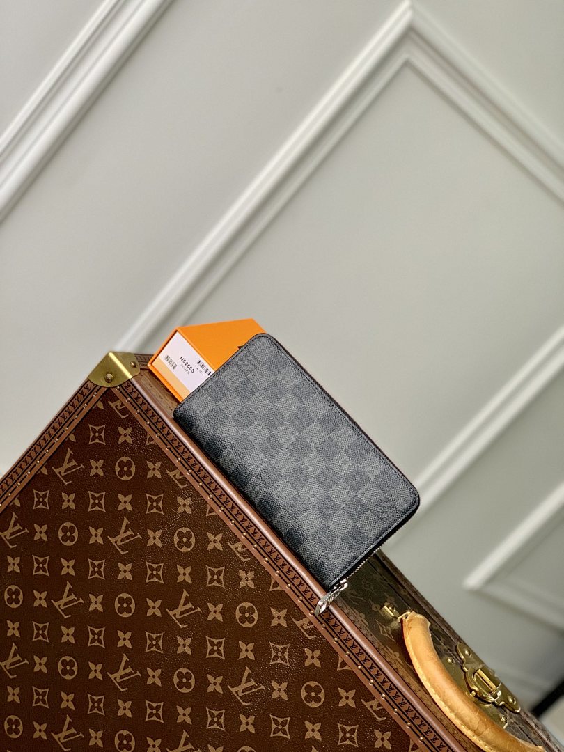 Portefeuille – Réf. M63076 · Damier Graphite