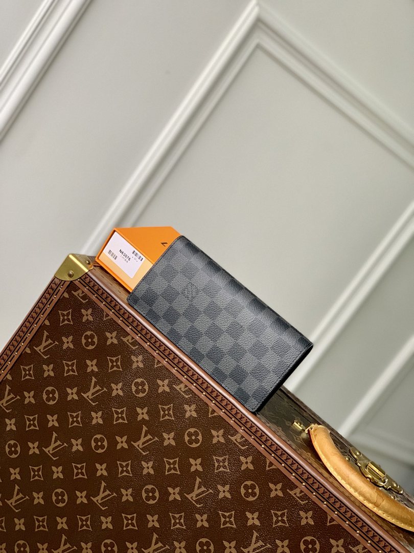 Portefeuille – Réf. M62665 · Damier Graphite