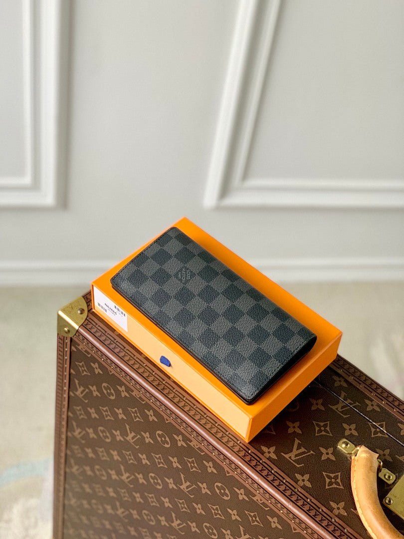 Portefeuille – Réf. M62665 · Damier Graphite