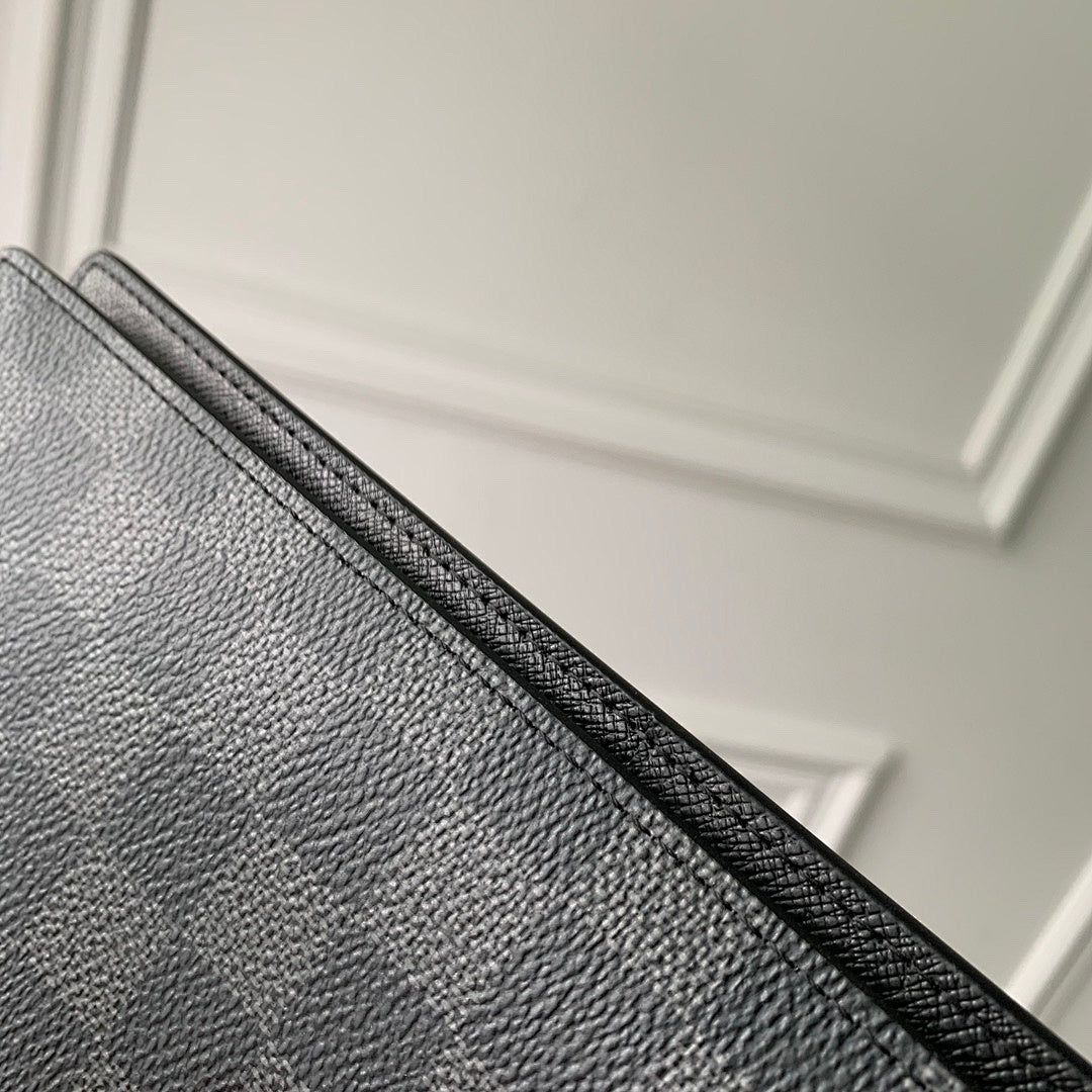 Portefeuille – Réf. M62665 · Damier Graphite