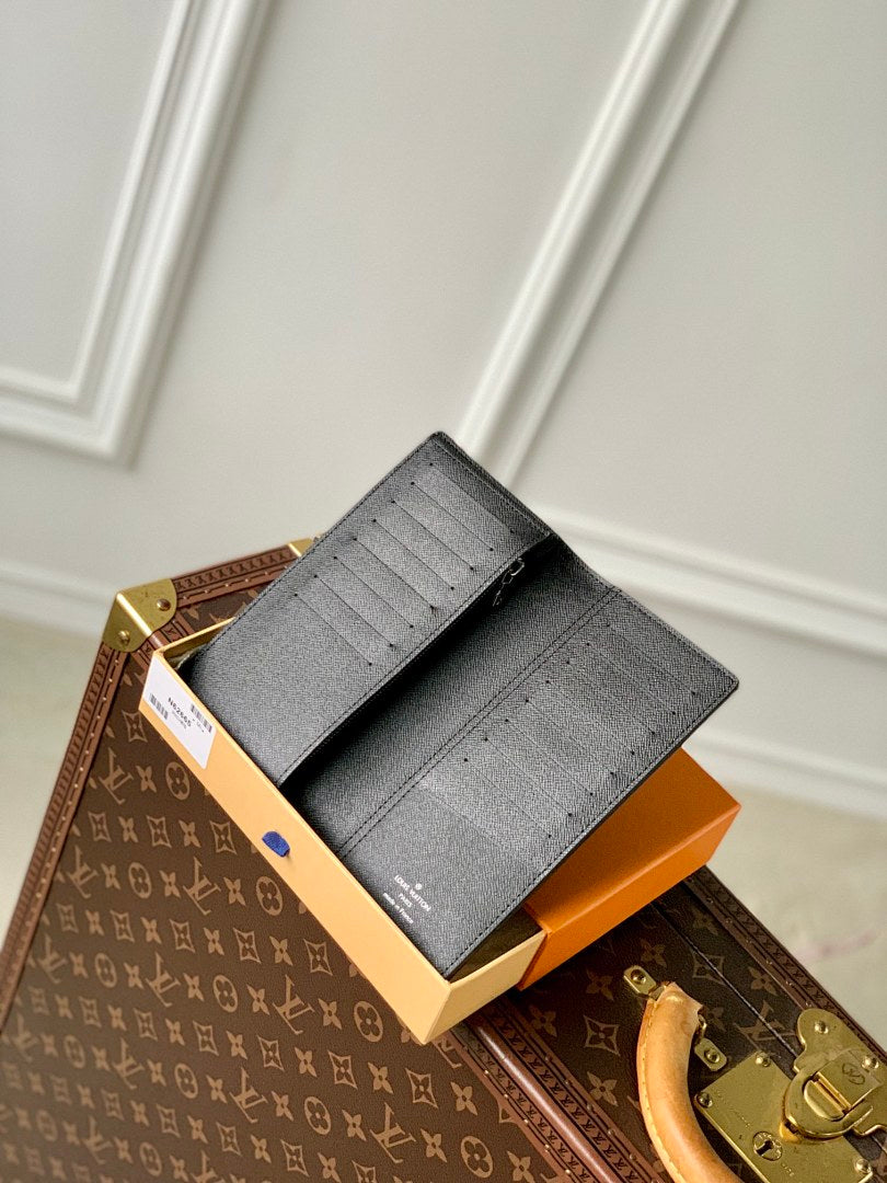 Portefeuille – Réf. M62665 · Damier Graphite
