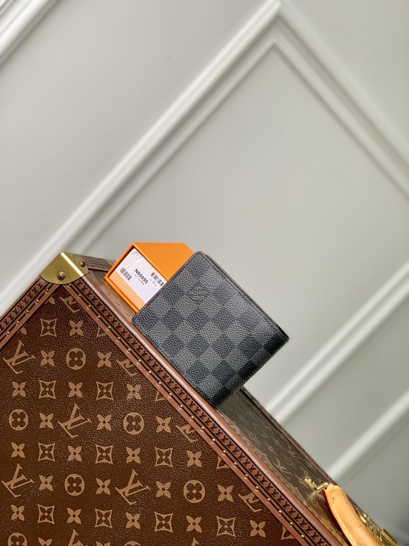 Portefeuille – Réf. N62663 · Damier Graphite