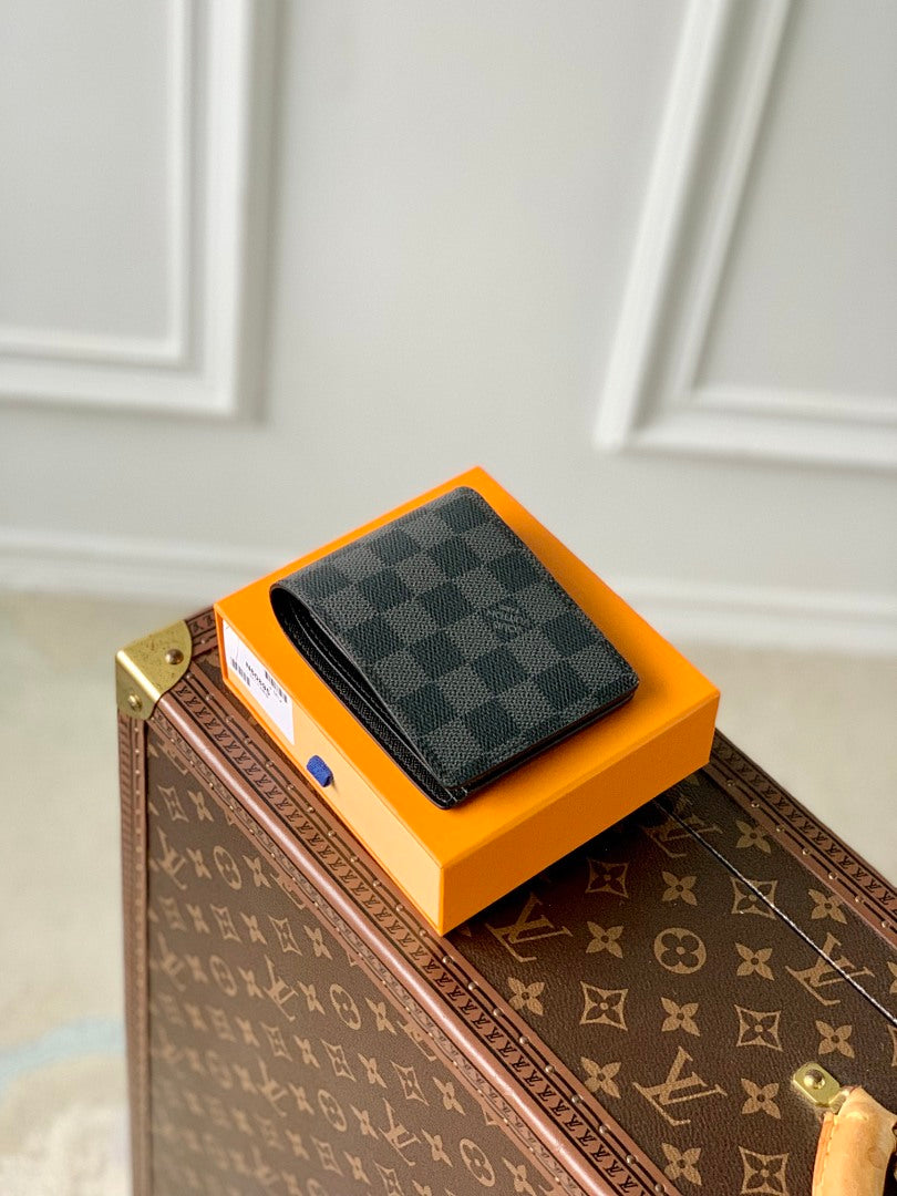 Portefeuille – Réf. N62663 · Damier Graphite