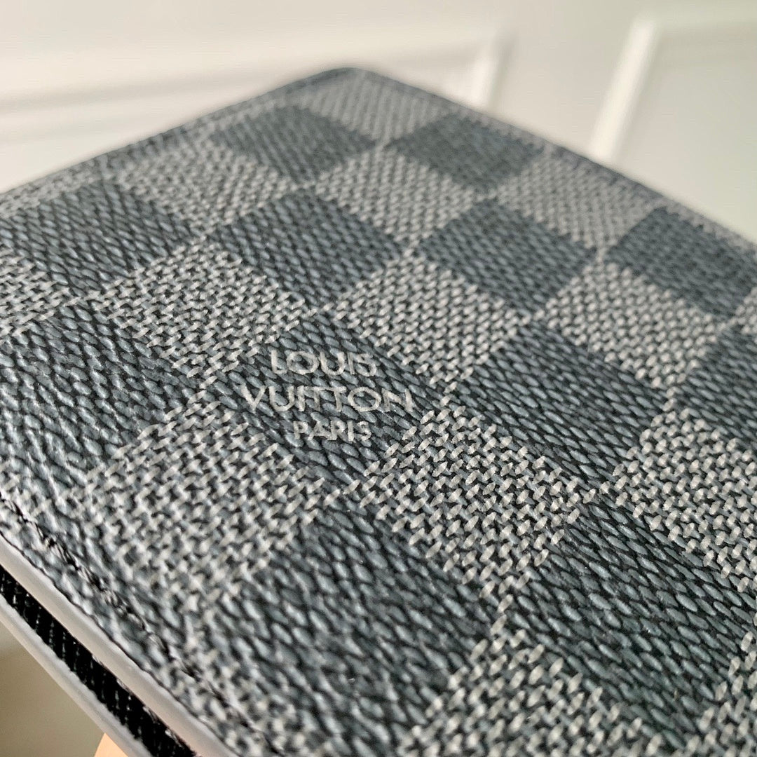 Portefeuille – Réf. N62663 · Damier Graphite