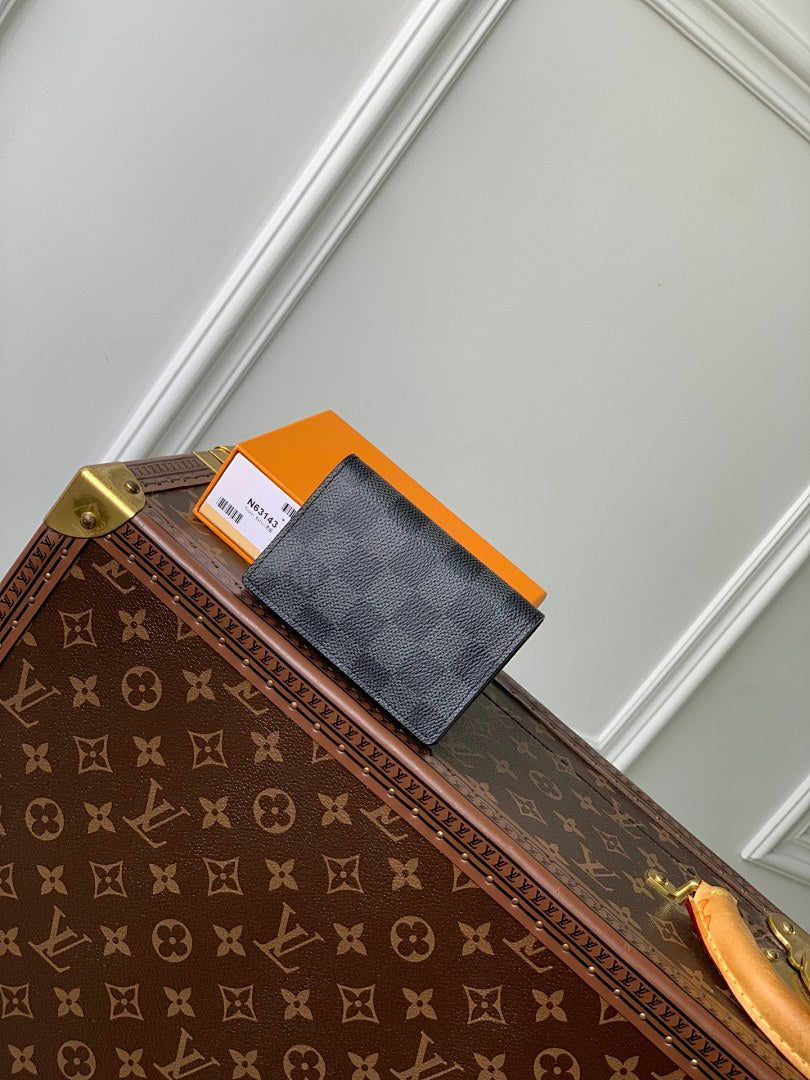 Portefeuille – Réf. M63143 · Damier Graphite