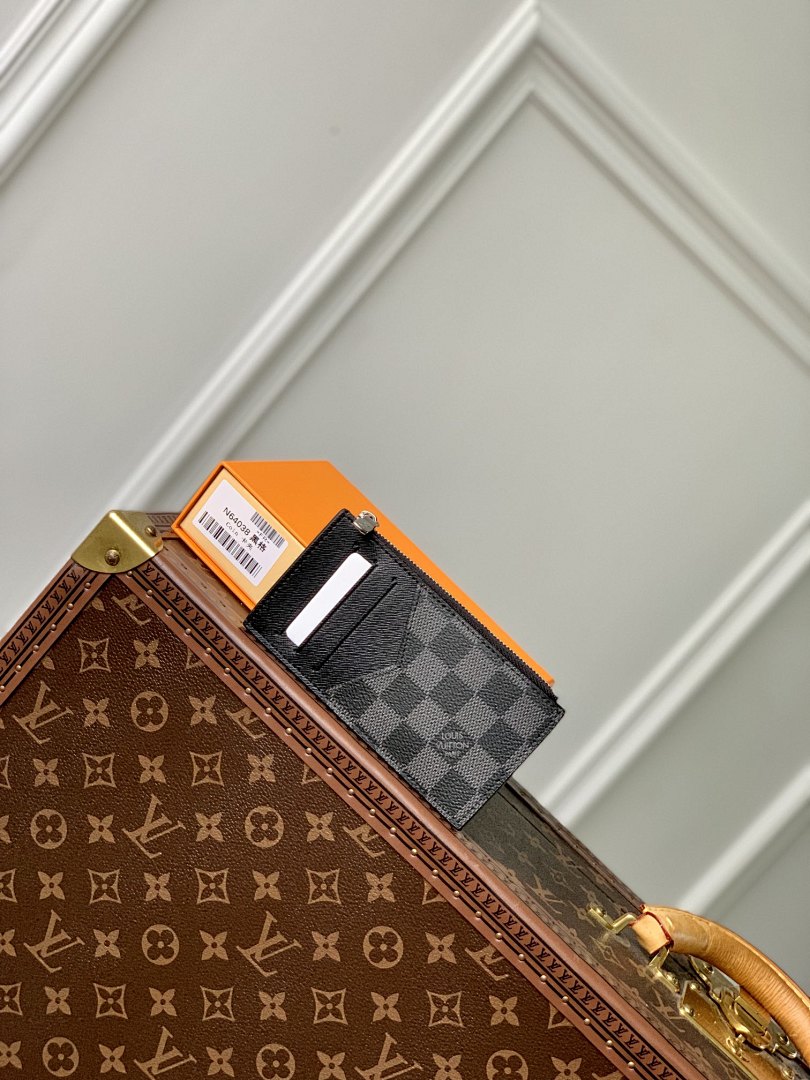 Portefeuille – Réf. M64038 · Damier Graphite