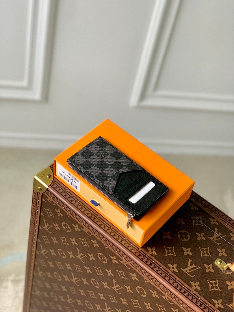 Portefeuille – Réf. M64038 · Damier Graphite