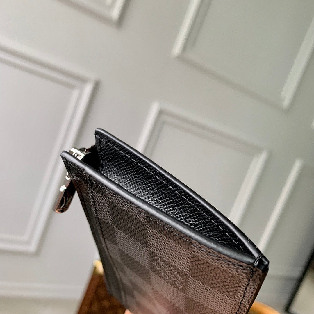 Portefeuille – Réf. M64038 · Damier Graphite