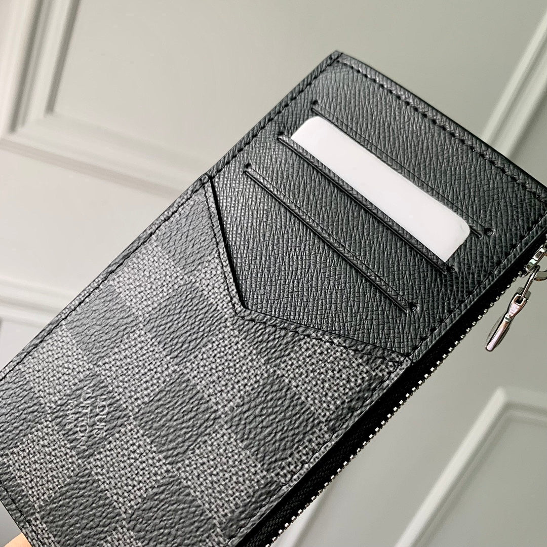 Portefeuille – Réf. M64038 · Damier Graphite