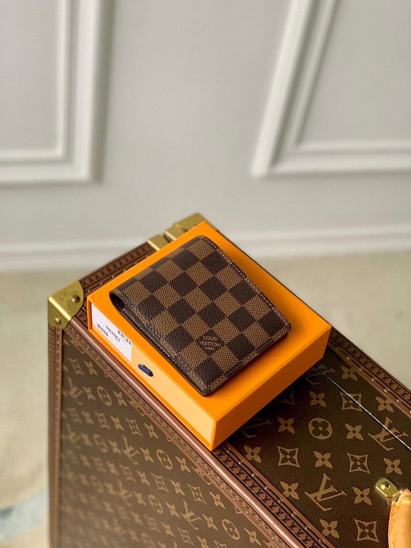 Portefeuille – Réf. N60895 · Damier Ébène