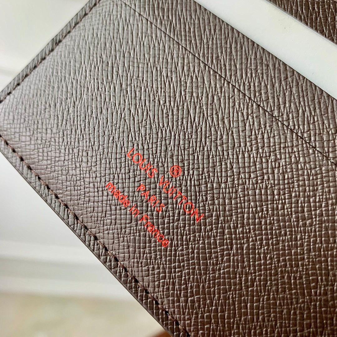 Portefeuille – Réf. N60895 · Damier Ébène