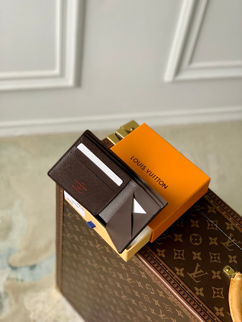 Portefeuille – Réf. N60895 · Damier Ébène