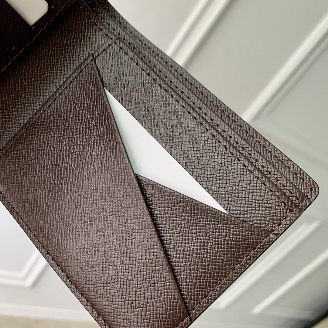 Portefeuille – Réf. N60895 · Damier Ébène