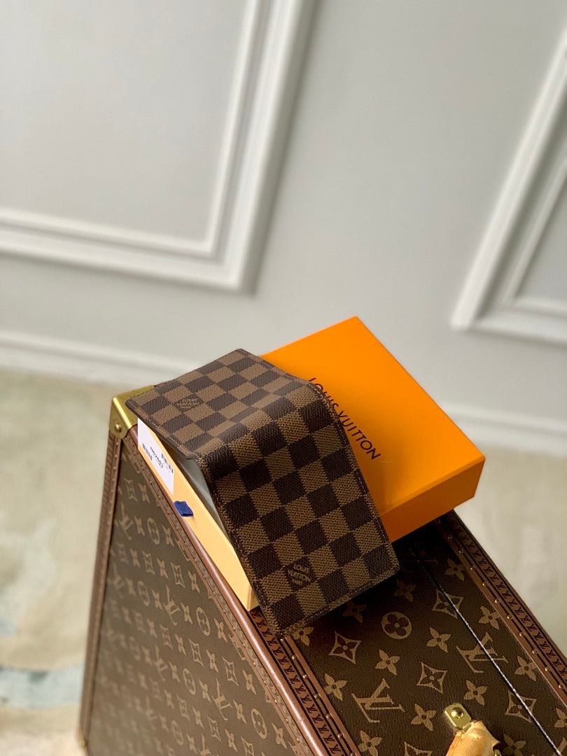 Portefeuille – Réf. N60895 · Damier Ébène