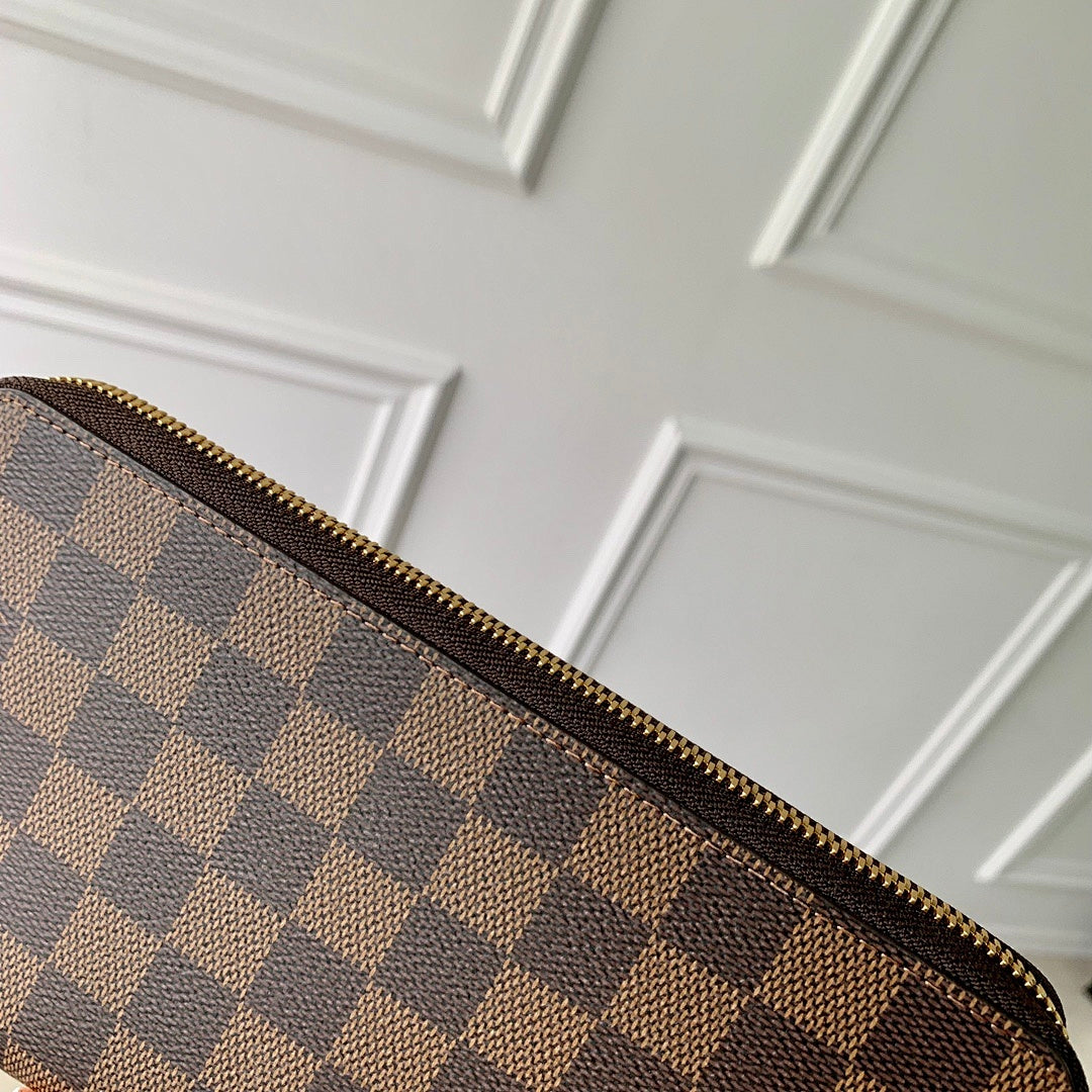 Portefeuille – Réf. N60003 · Damier Ébène