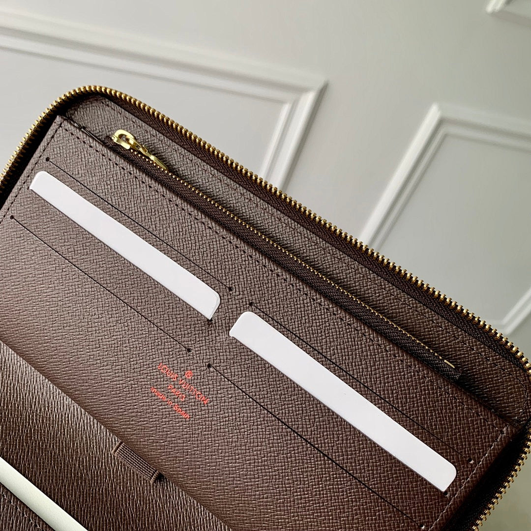 Portefeuille – Réf. N60003 · Damier Ébène