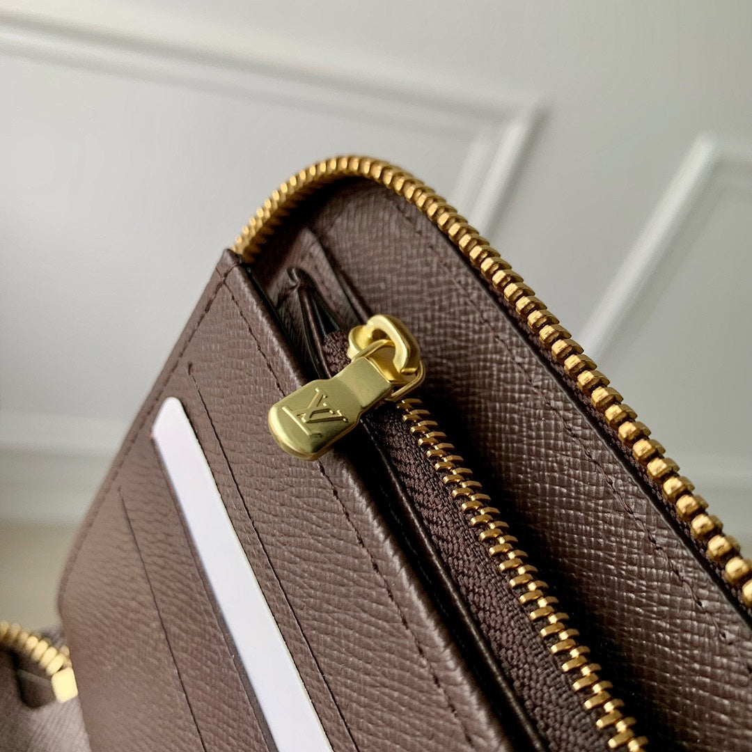 Portefeuille – Réf. N60003 · Damier Ébène