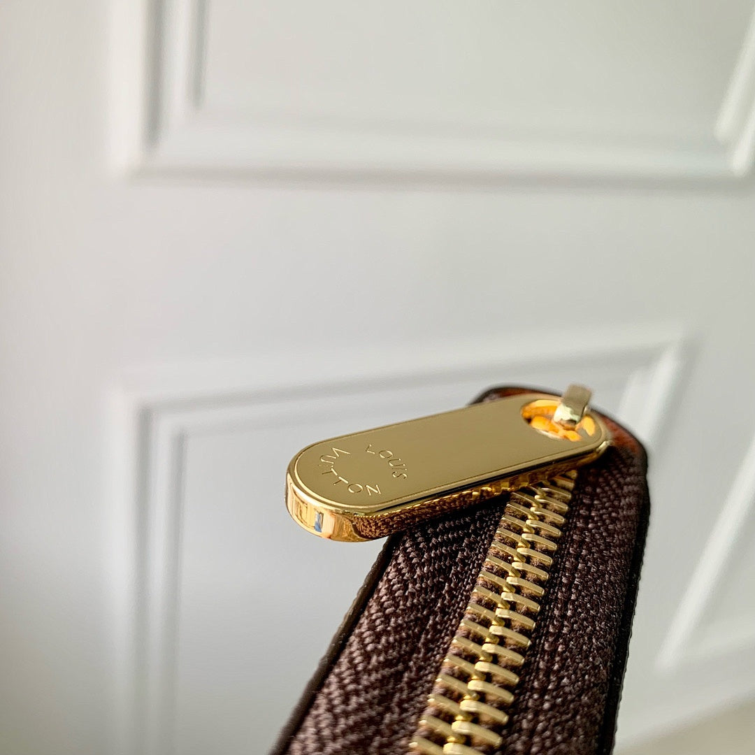 Portefeuille – Réf. N60003 · Damier Ébène