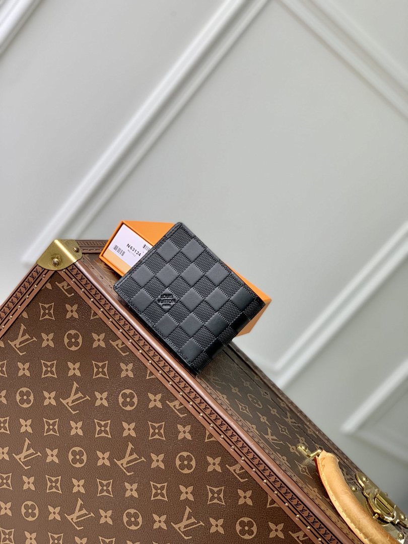 Portefeuille – Réf. N63124 · Damier Embossé