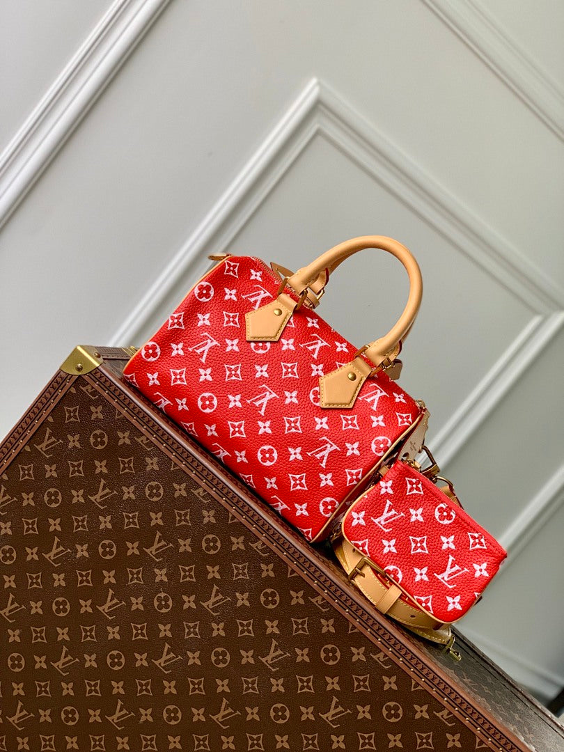 Sac à main Speedy – Réf. M24425 · Rouge